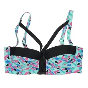 ASOS Swim Strappy Bustier Push Up Bikini Top 34A